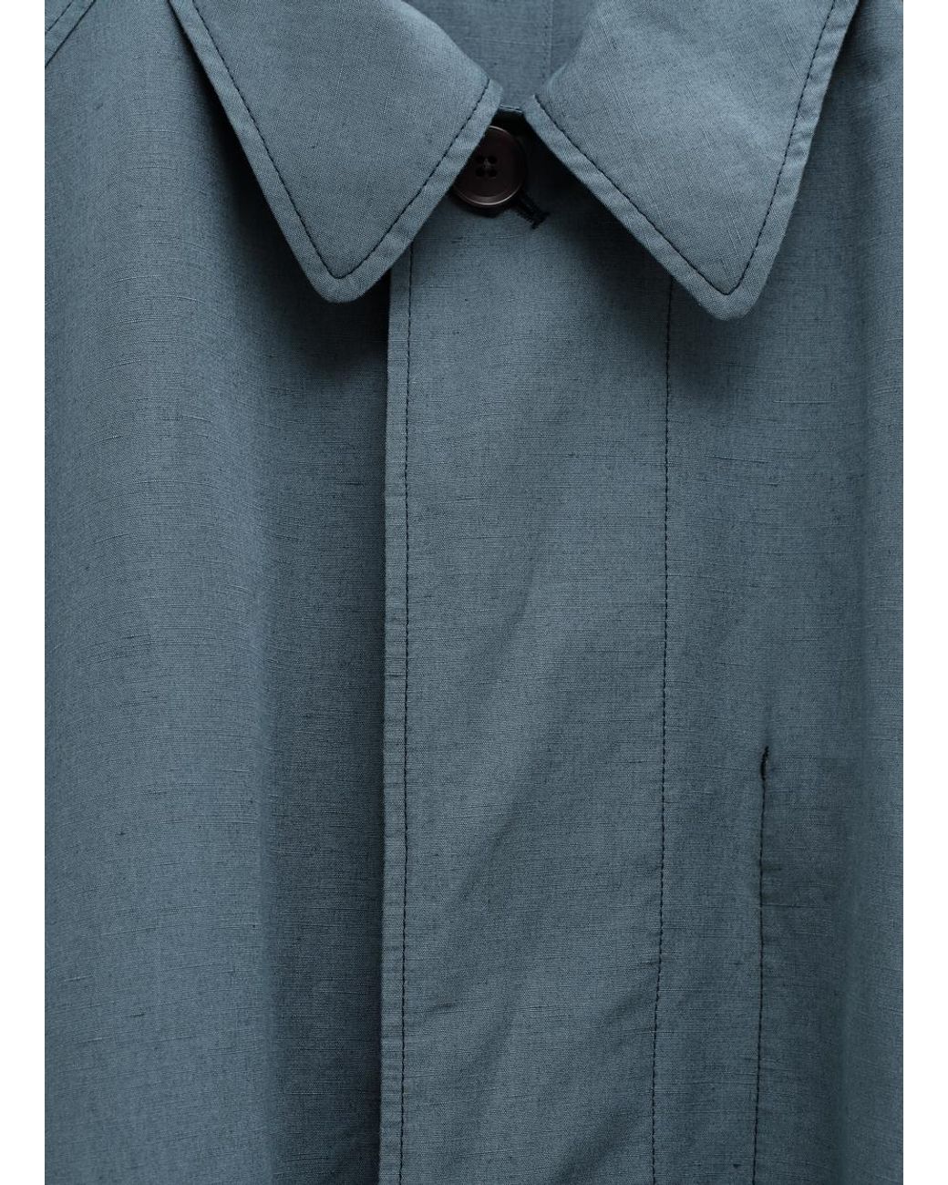 Lemaire Coat - Blue Coats, Clothing - CHE26683