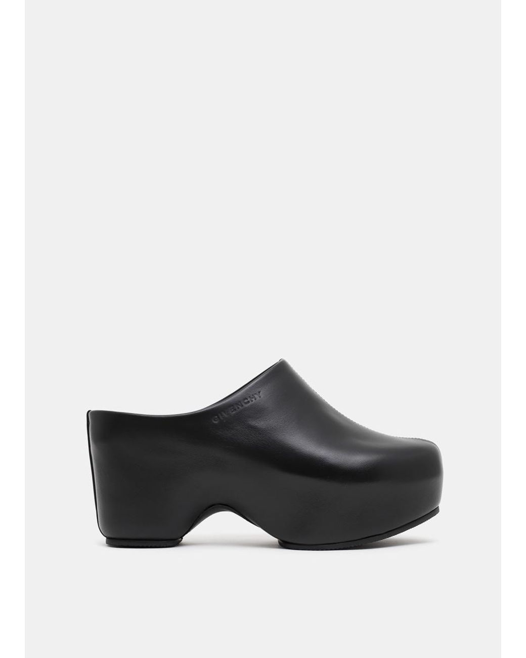 Givenchy G Clog In Leather in Black | Lyst Canada