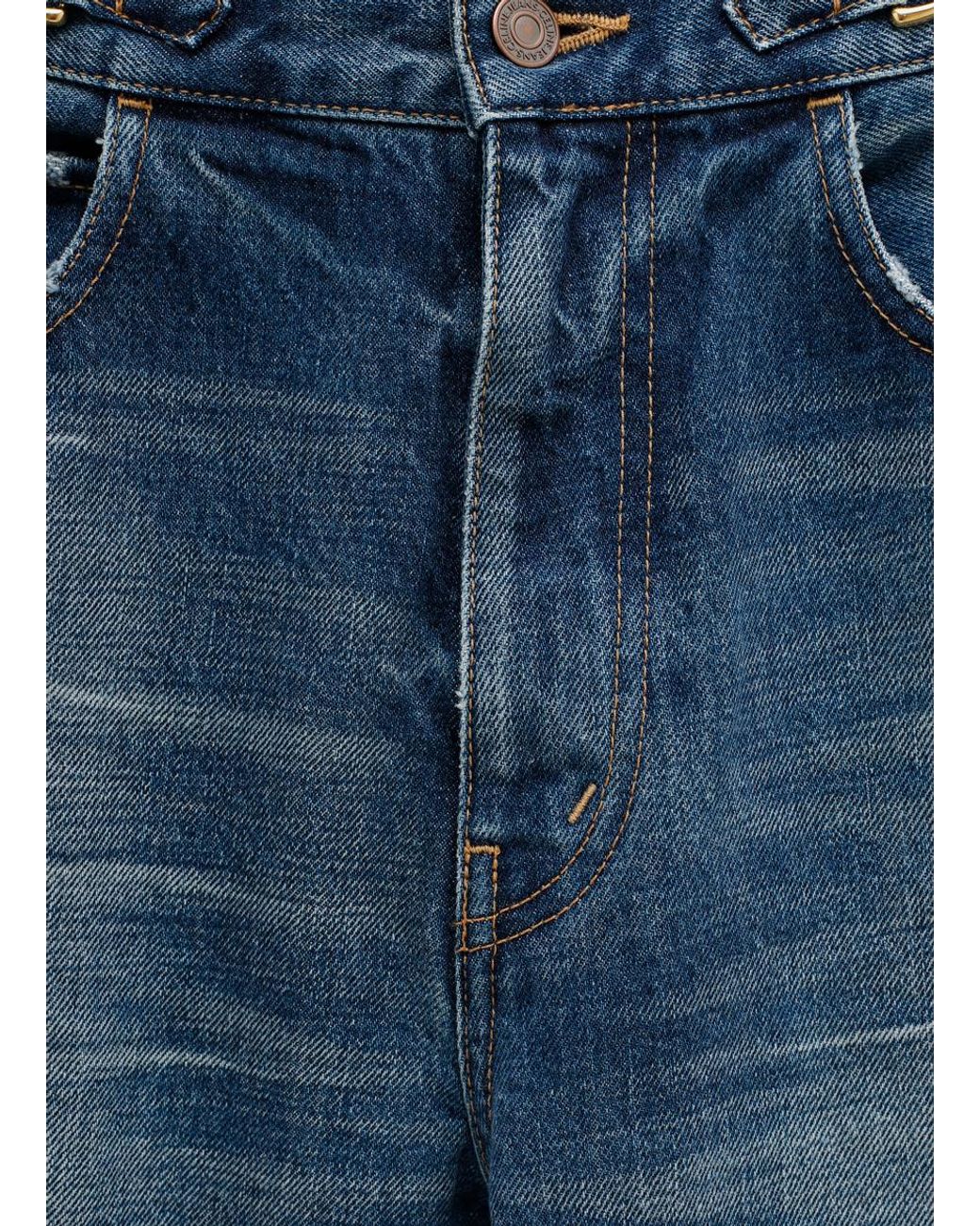 Celine Denim Jane Flared Jeans With 