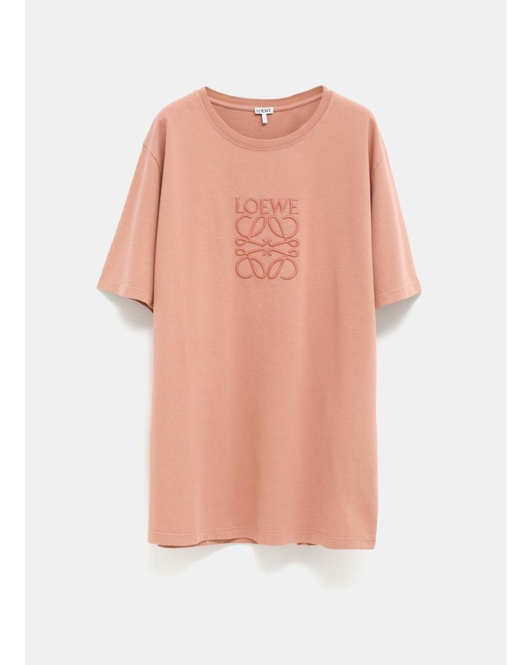 Loewe Anagram T-shirt In Cotton in Pink for Men | Lyst