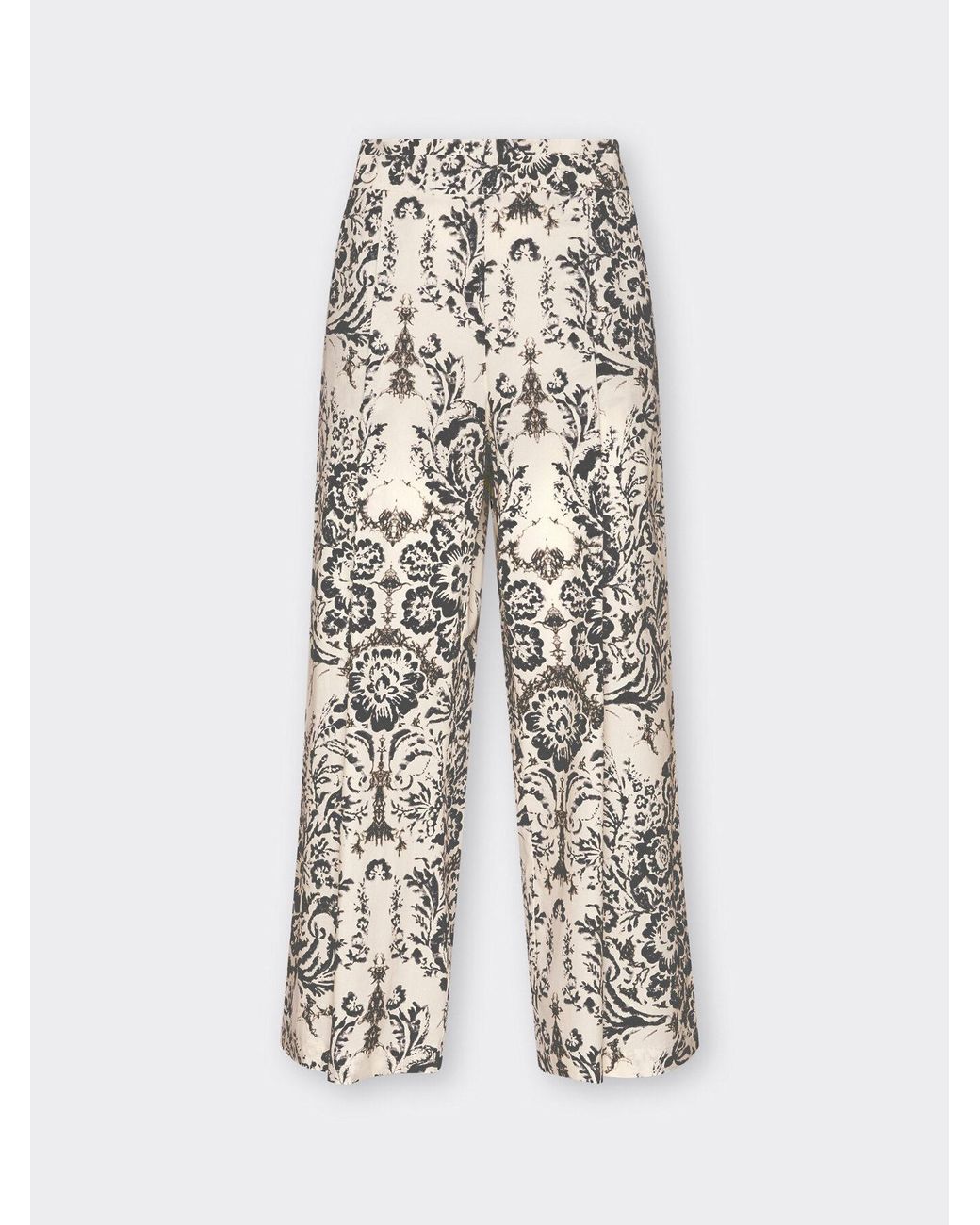 Pantaloni stampati di Elena Miro in White