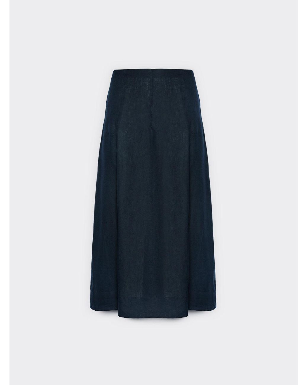 Gonna ad A in lino di Elena Miro in Blue