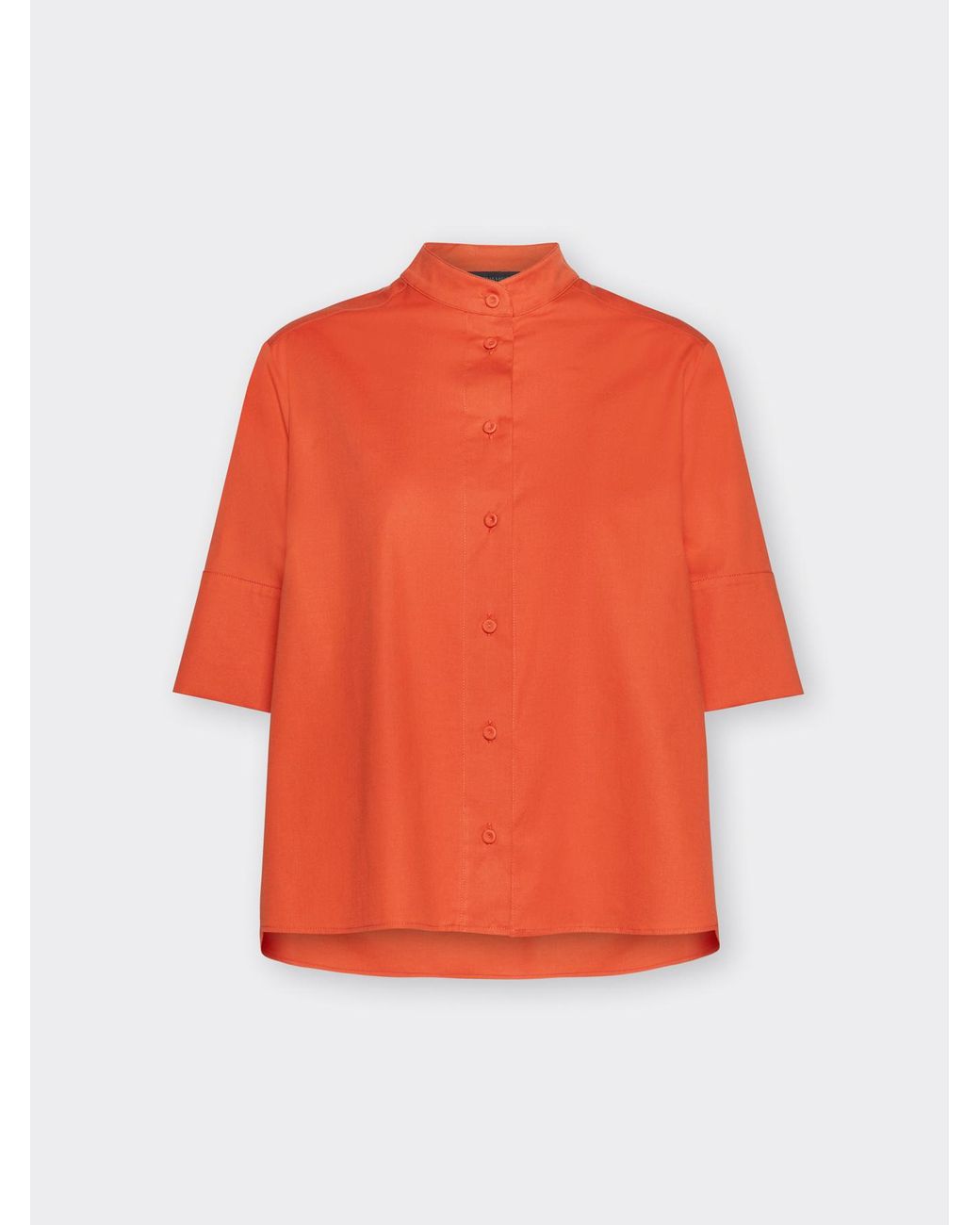 Camicia con collo alla coreana di Elena Miro in Red