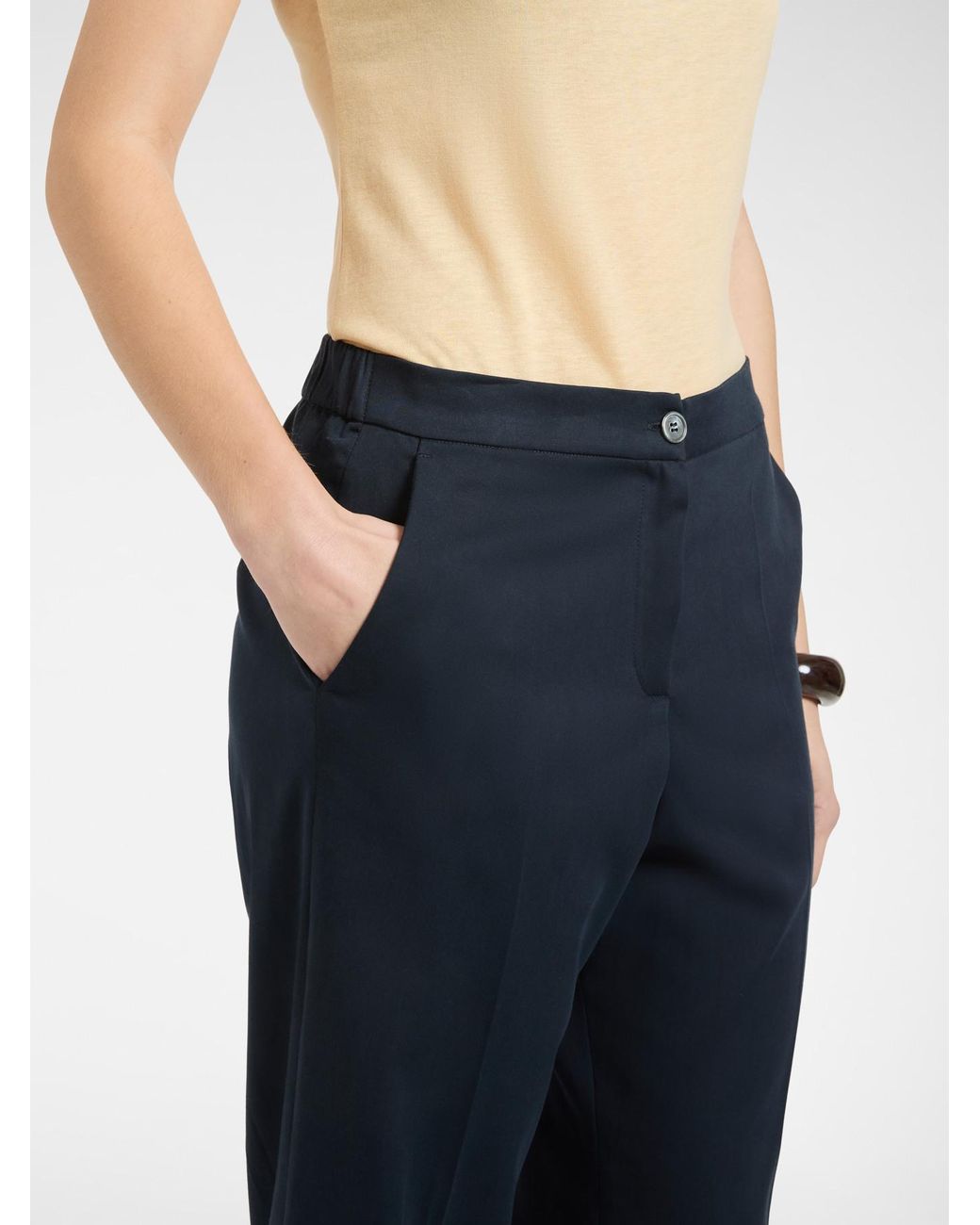 Pantaloni chinos di Elena Miro in Natural