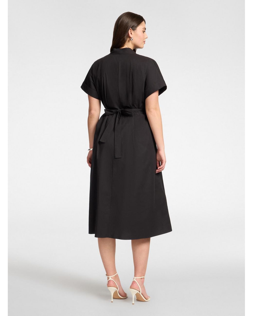 Abito flare con cintura di Elena Miro in Black