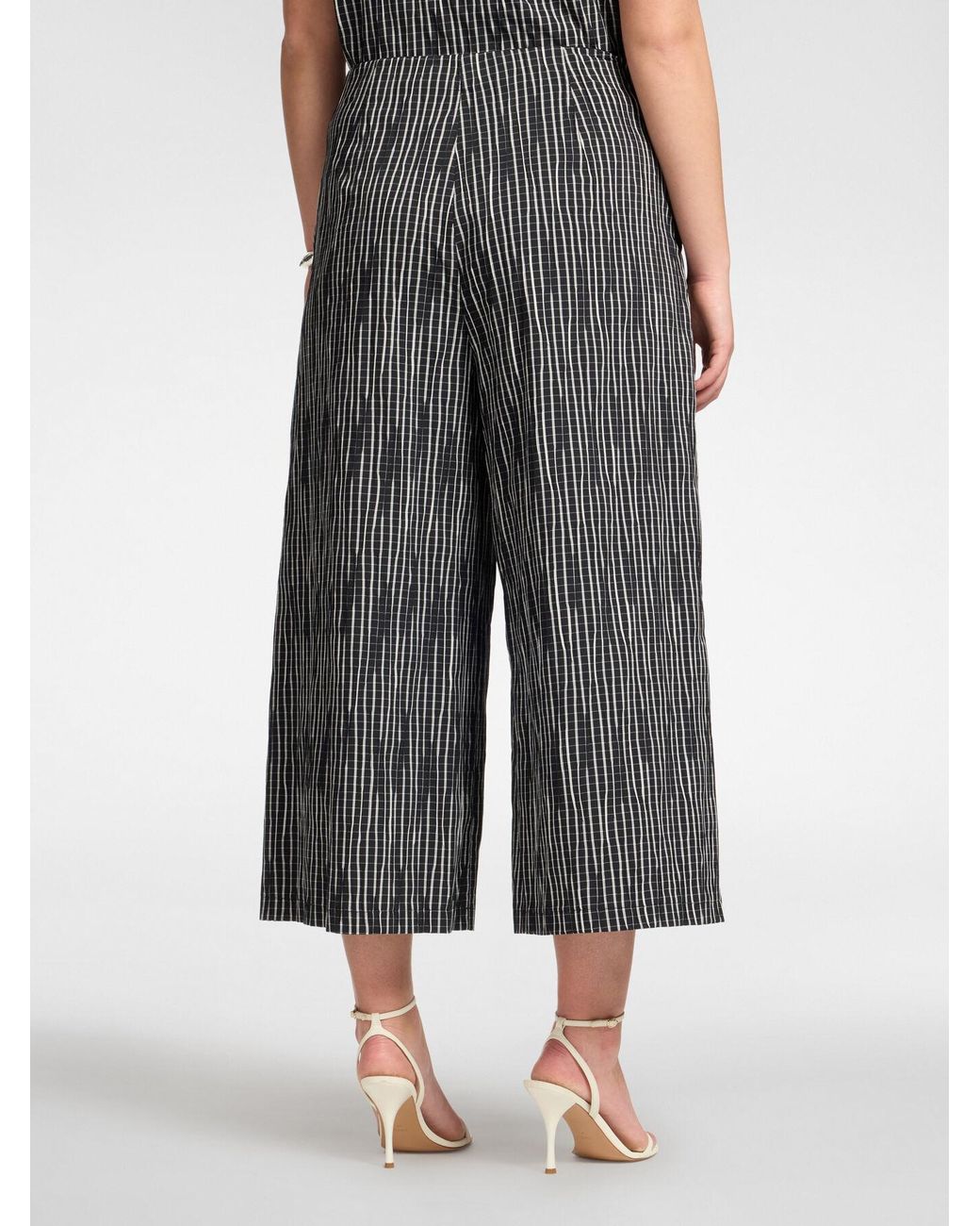Pantaloni cropped plissé di Elena Miro in Black