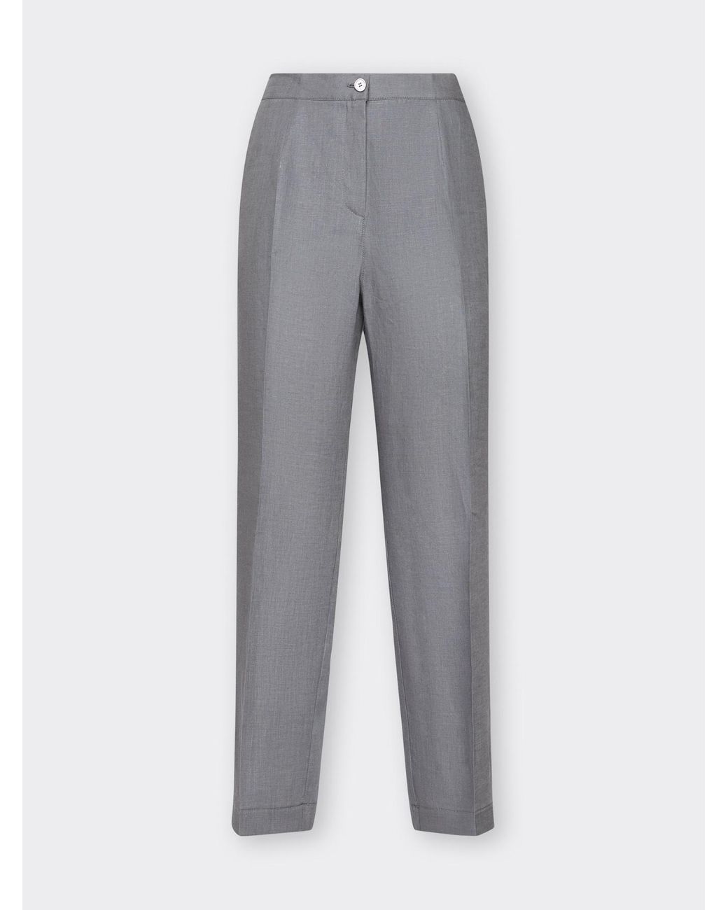 Pantaloni in lino di Elena Miro in Gray