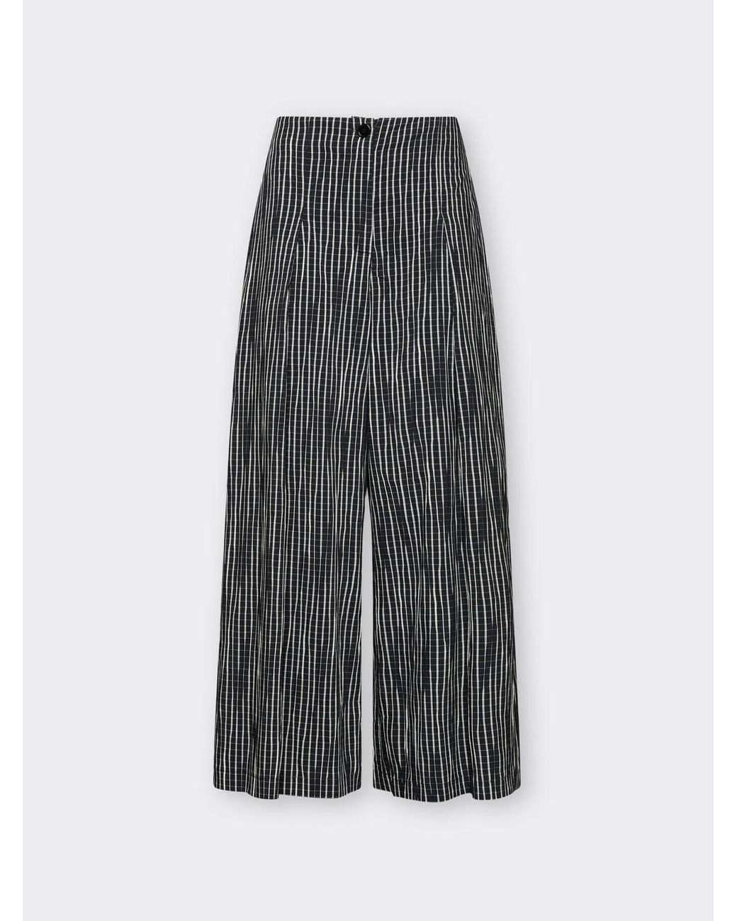 Pantaloni cropped plissé di Elena Miro in Black