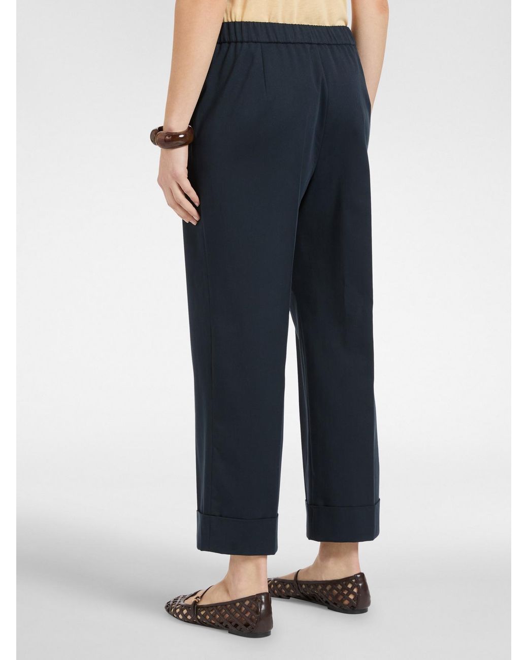 Pantaloni chinos di Elena Miro in Natural