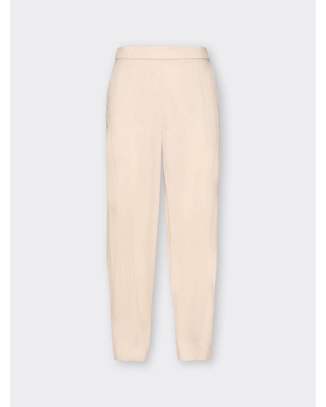 Pantaloni balloon in cotone stretch di Elena Miro in Natural