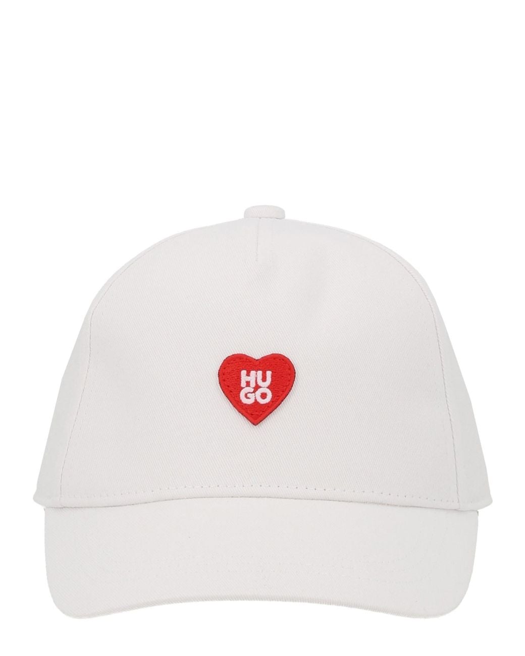 HUGO White Cappello Da Baseball Con Logo