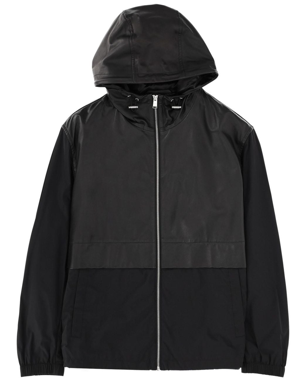 Boss Black Leather Blend Jacket for men