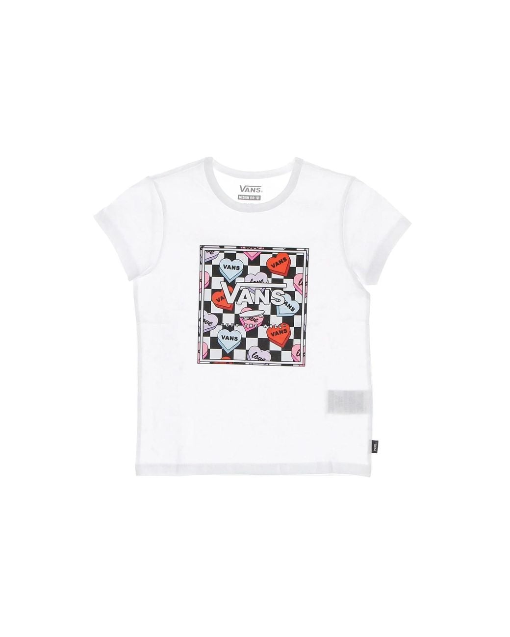 Vans White T-Shirt Box Candy Hearts T-Shirts