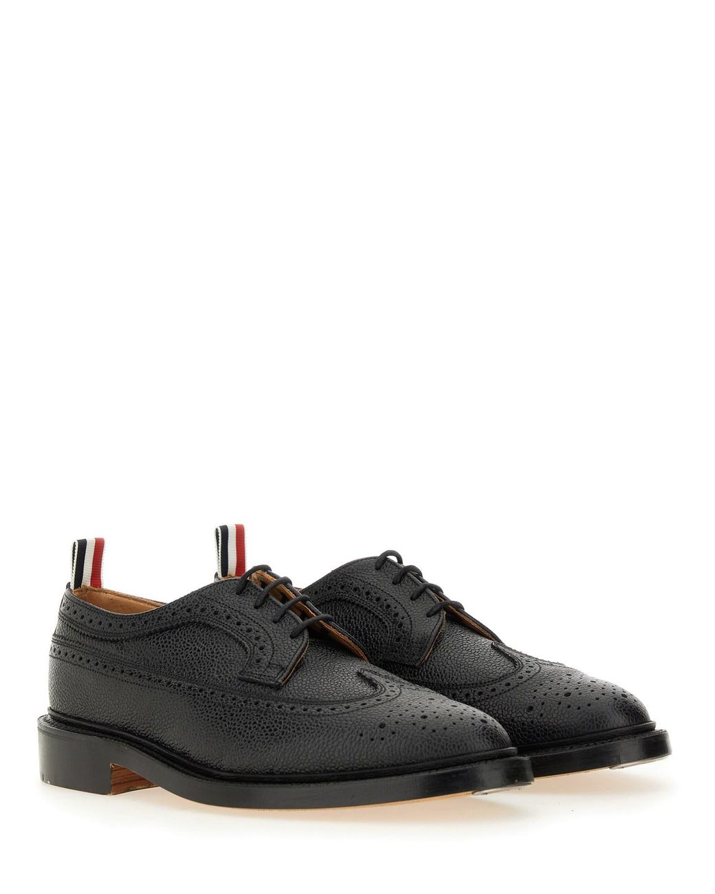 Brogue Classic Longwing di Thom Browne in Black da Uomo