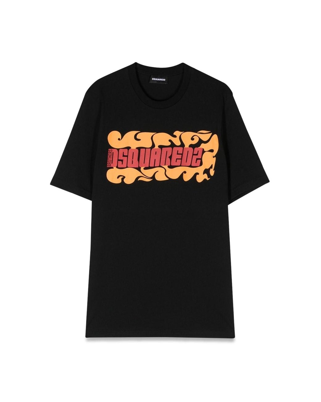 DSquared² Black Mc Slouch Fit T-Shirt