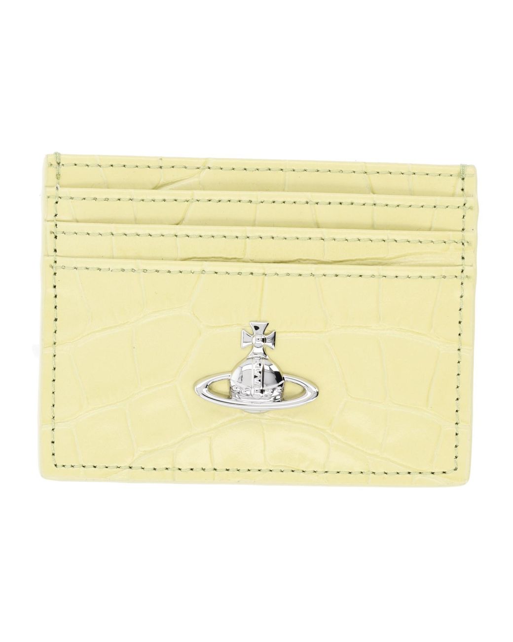 Vivienne Westwood Metallic Portacarte Con Orb