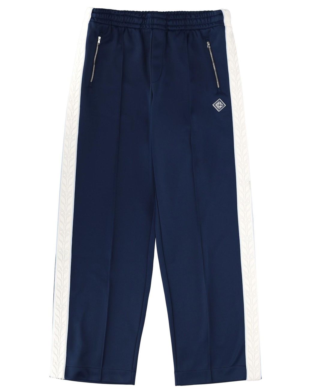 Casablanca Blue Track Pants Polyamide Cotton Trousers for men