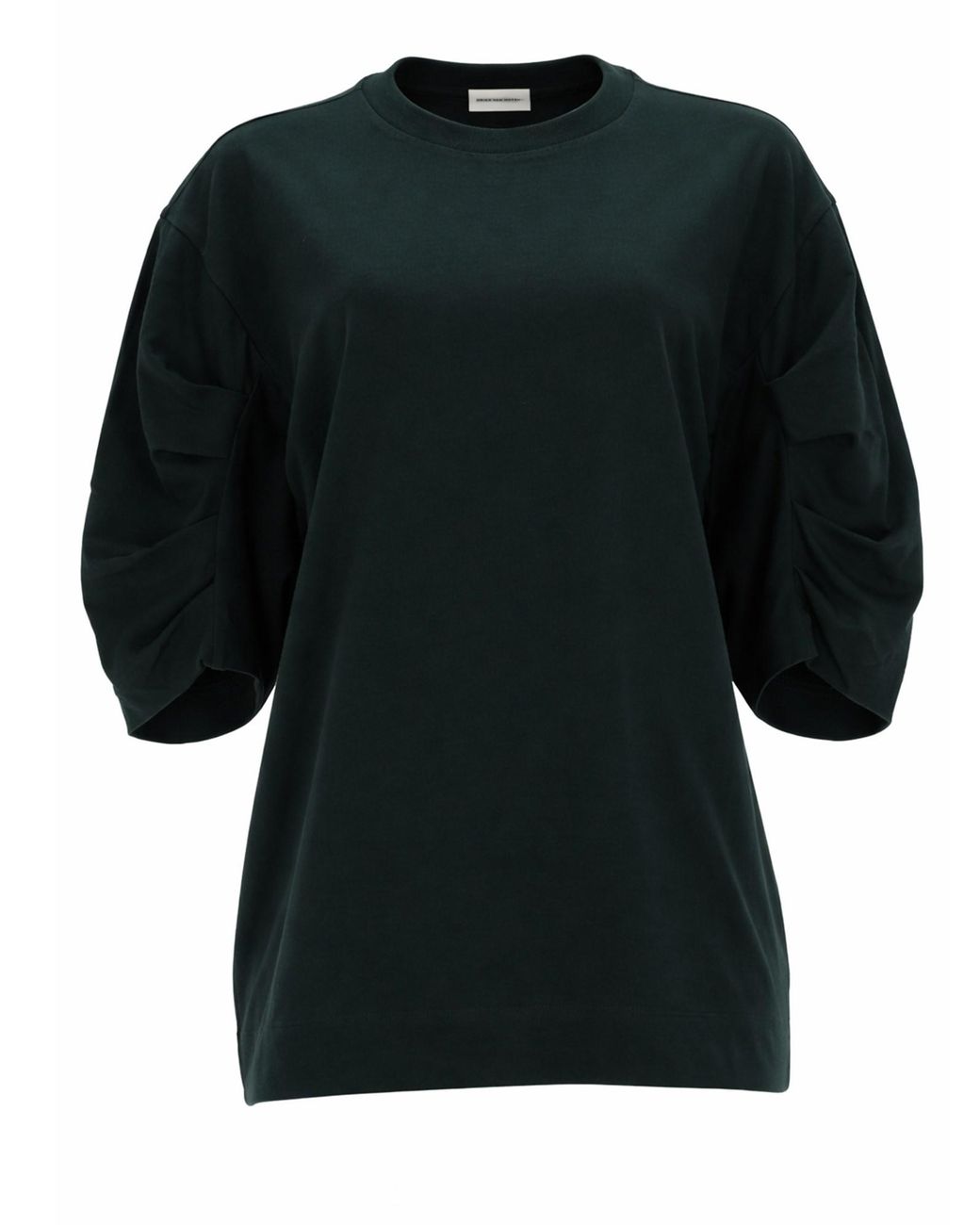 Dries Van Noten Black Cotton T-Shirt