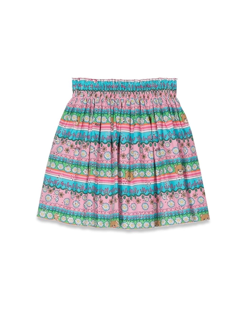 Moschino Blue Patterned Skirt