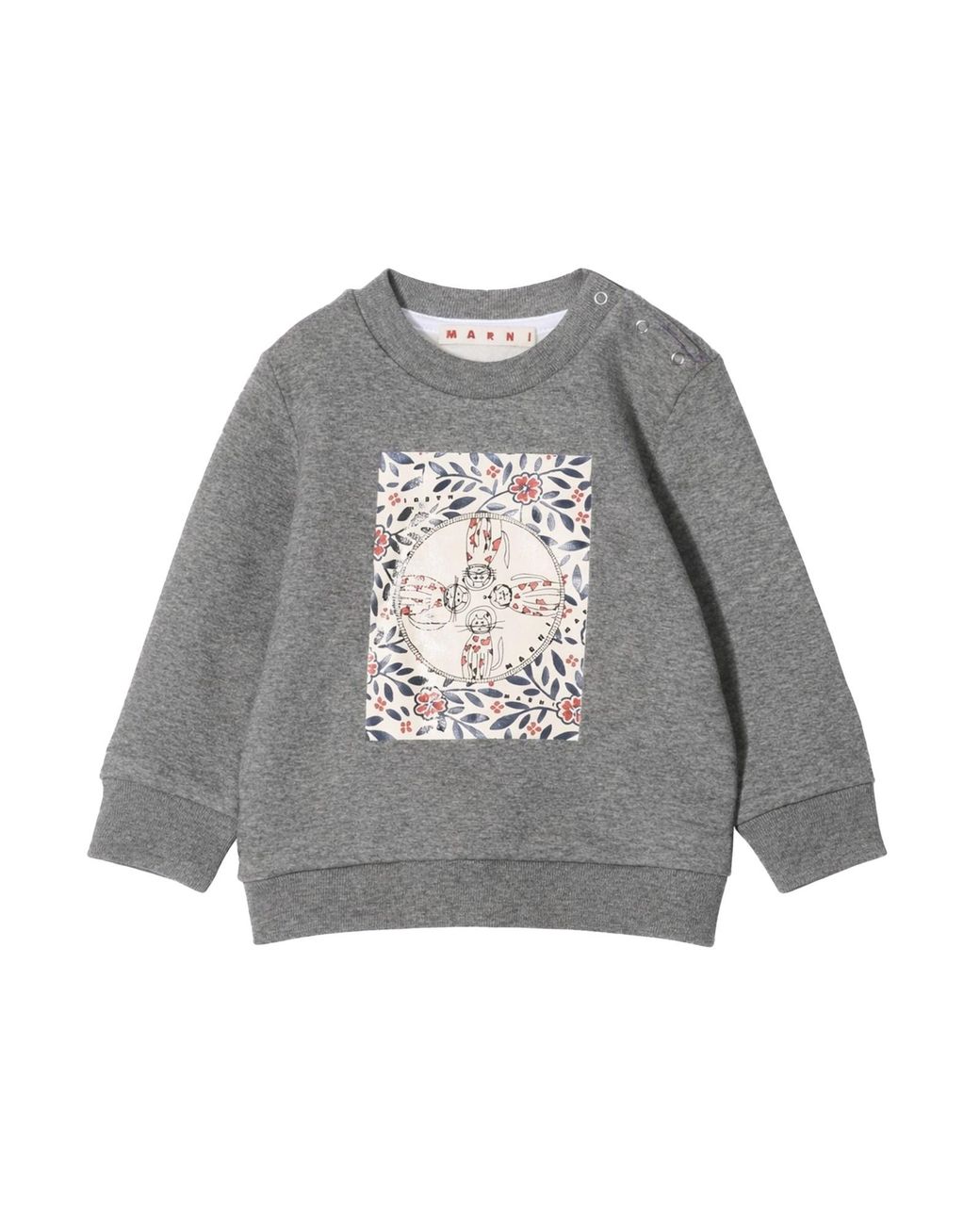 Marni Gray Sweatshirt With Logo