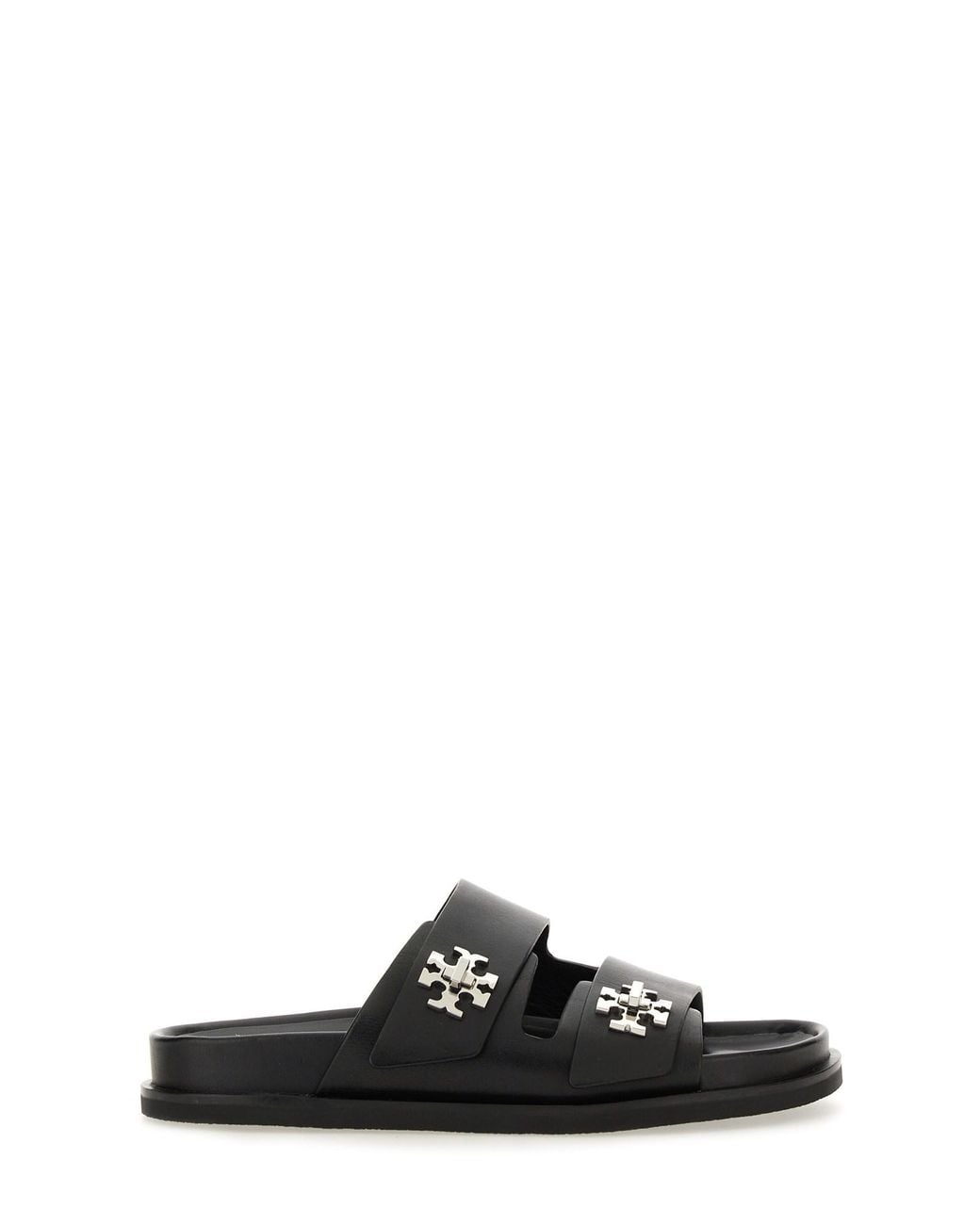 Tory Burch Black "T Lock" Sandal