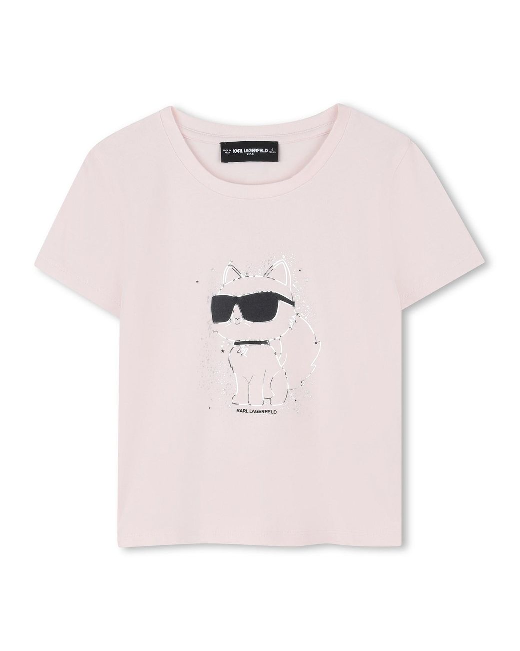 Karl Lagerfeld Pink T-Shirt With Logo
