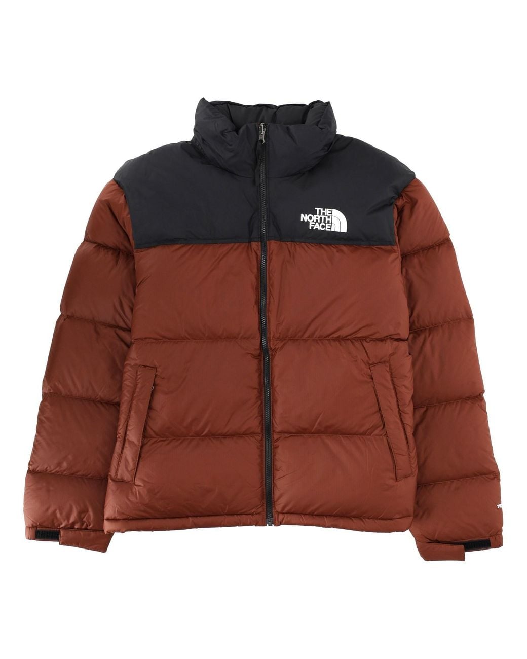 The North Face Brown Color Block High Neck Jacket for men