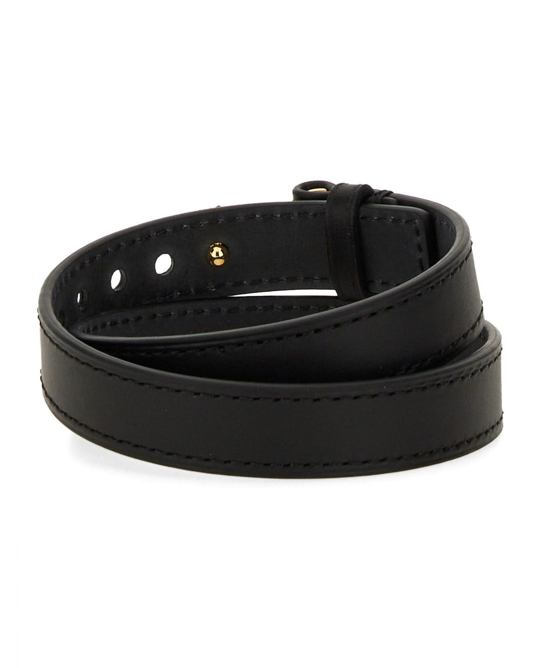 Bracciale Con Logo di Tom Ford in Black da Uomo