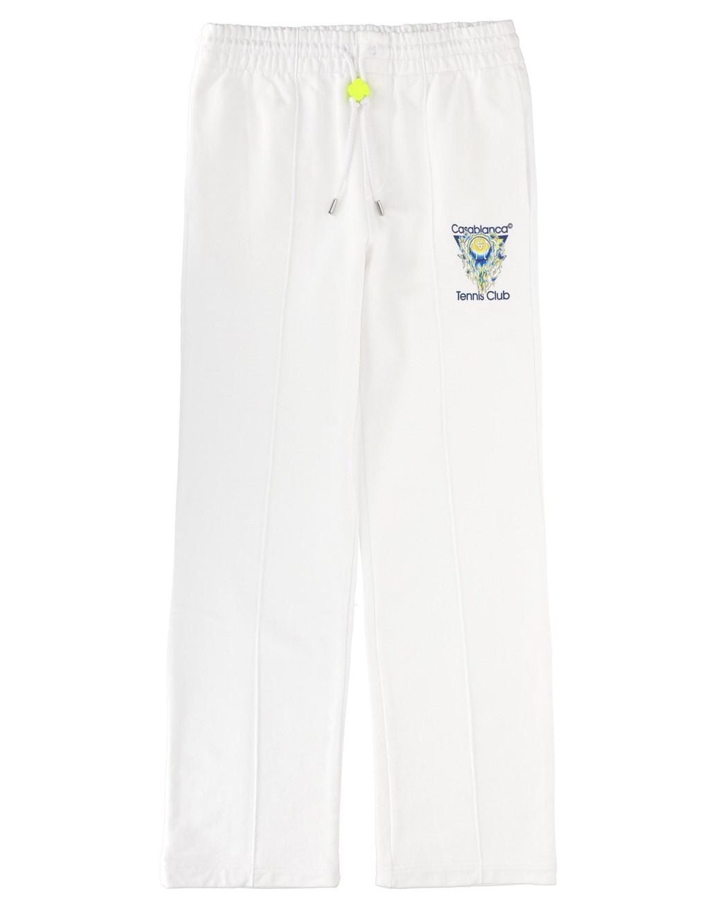 Casablanca White Jogger Pants Tennis Club Icon for men
