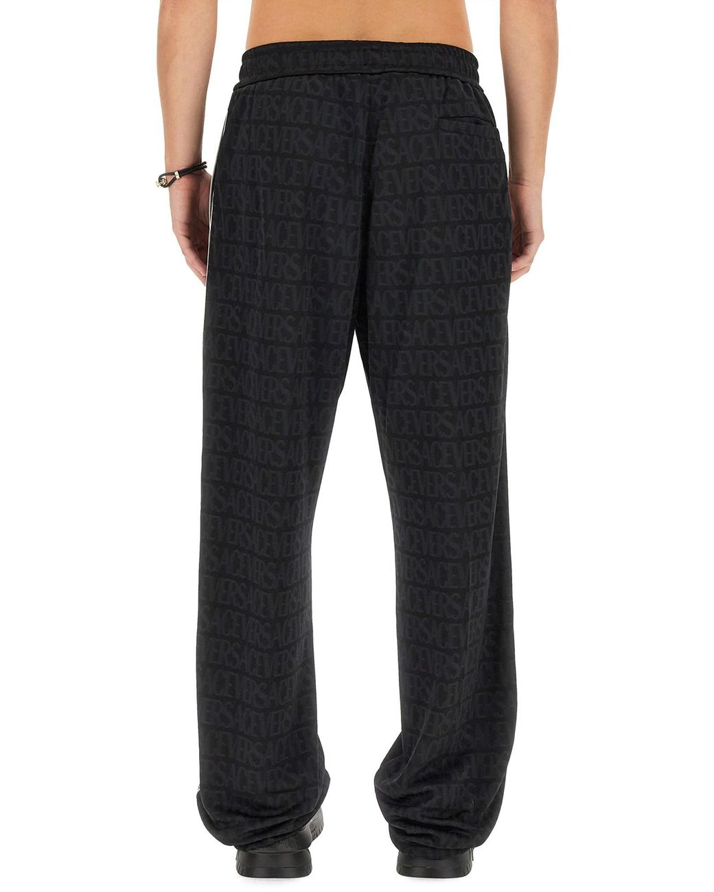 Pantalone Jogging di Versace in Black da Uomo