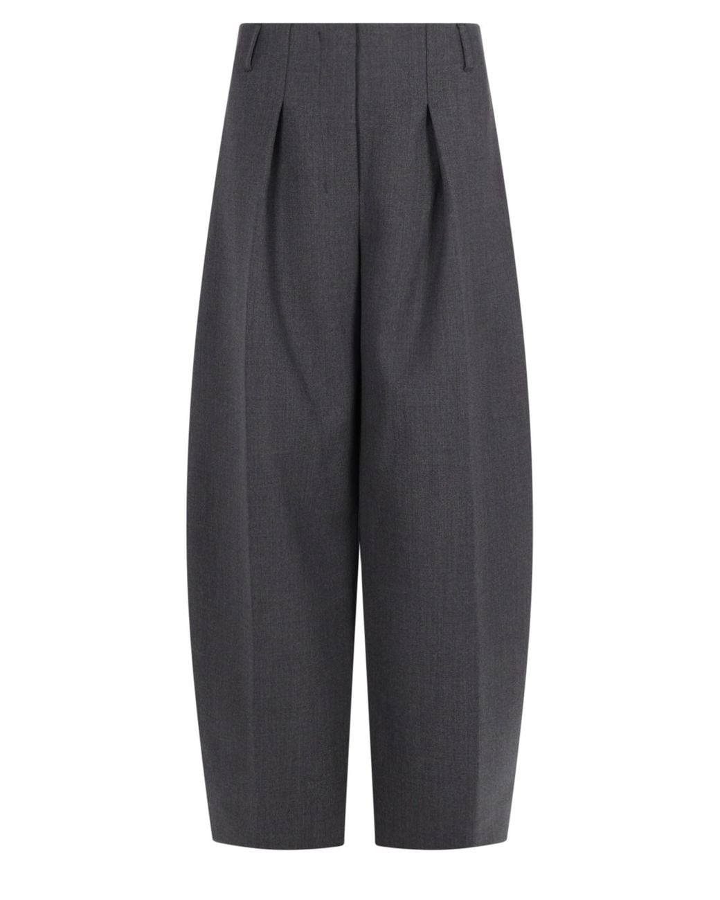 Jacquemus Gray Pantalone "Ovalo"