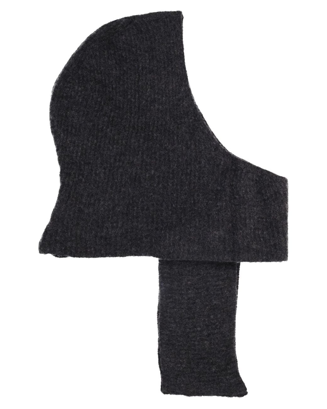 Maison Kitsuné Black Sciarpa Con Cappuccio