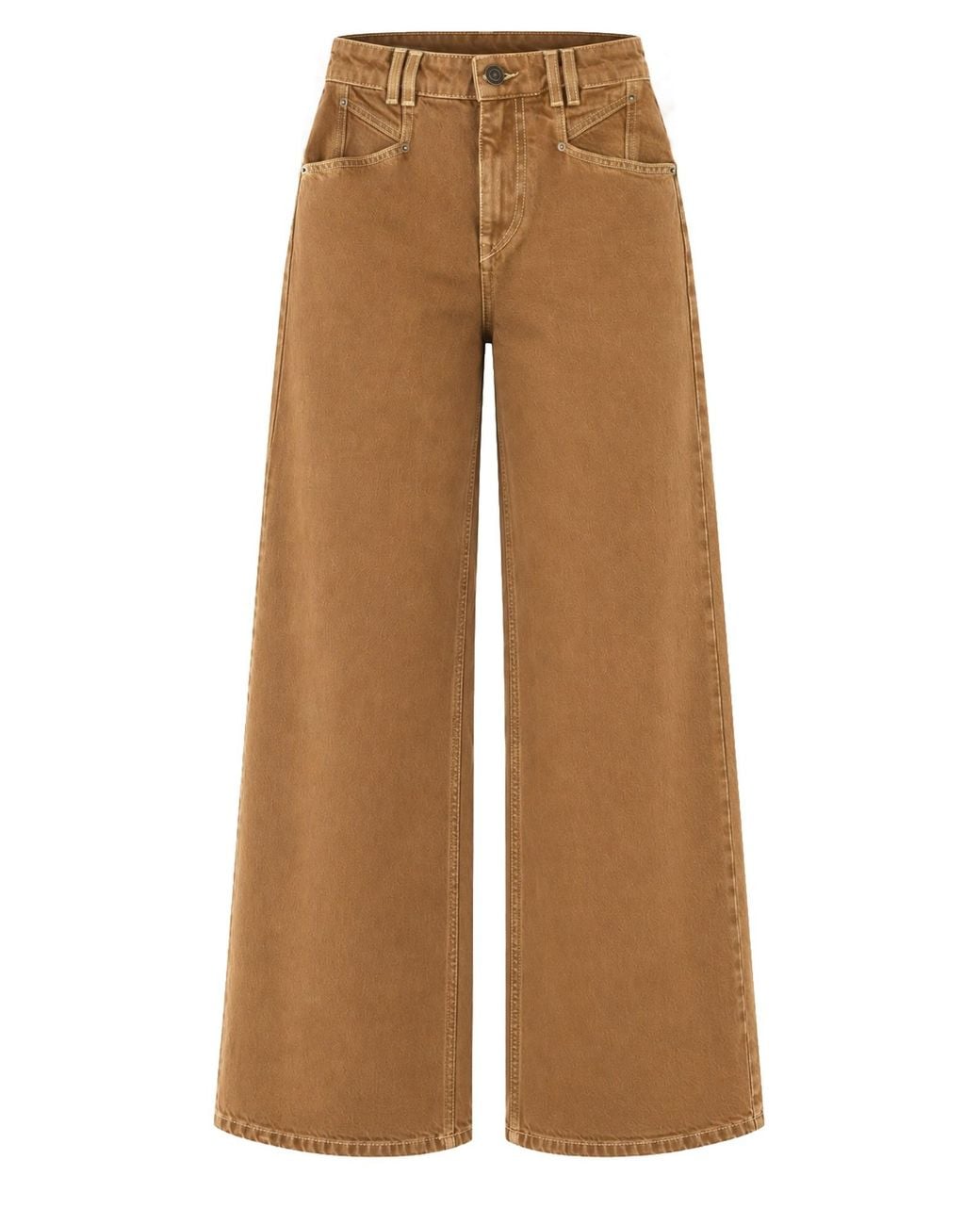 Isabel Marant Brown Pantalone "Lemony"