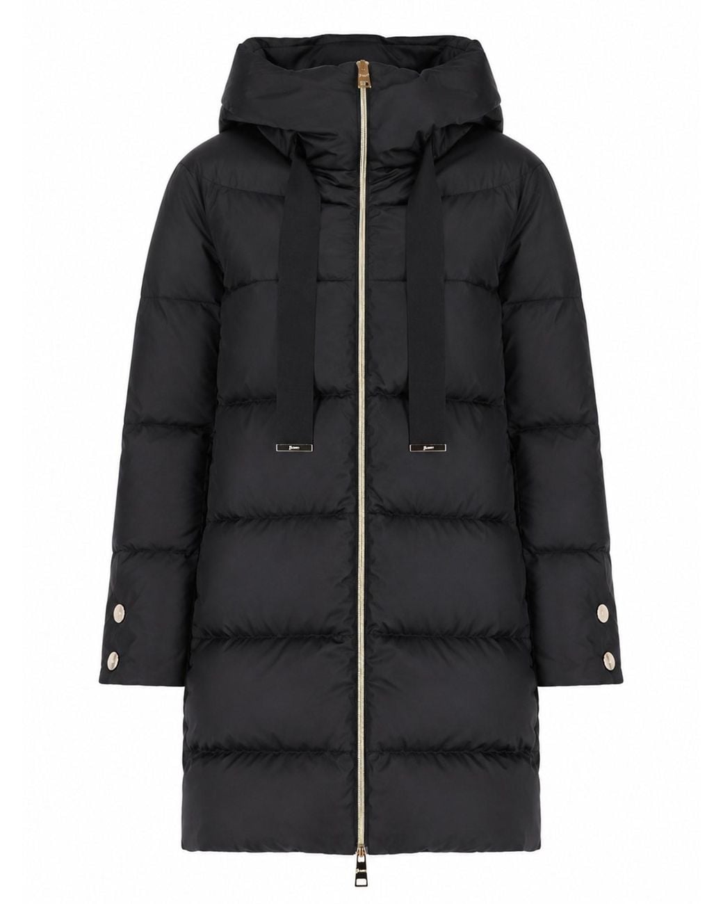 Herno Black Cappotto "A-Shape"