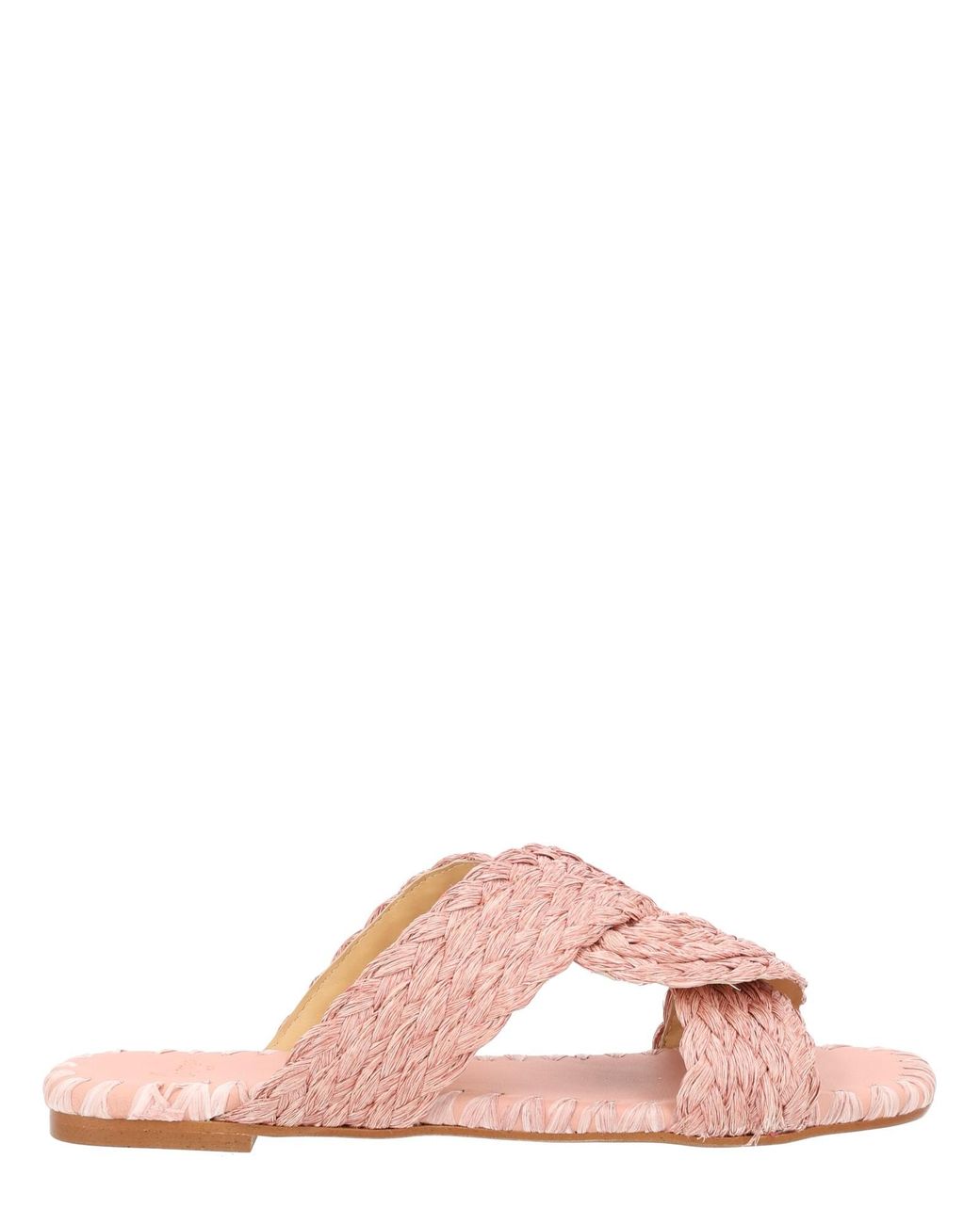 Castaner Pink Braided Padme Sandals
