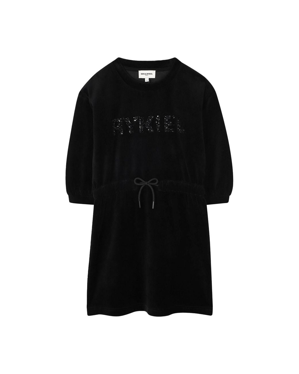 Sonia Rykiel Black Dress With Logo