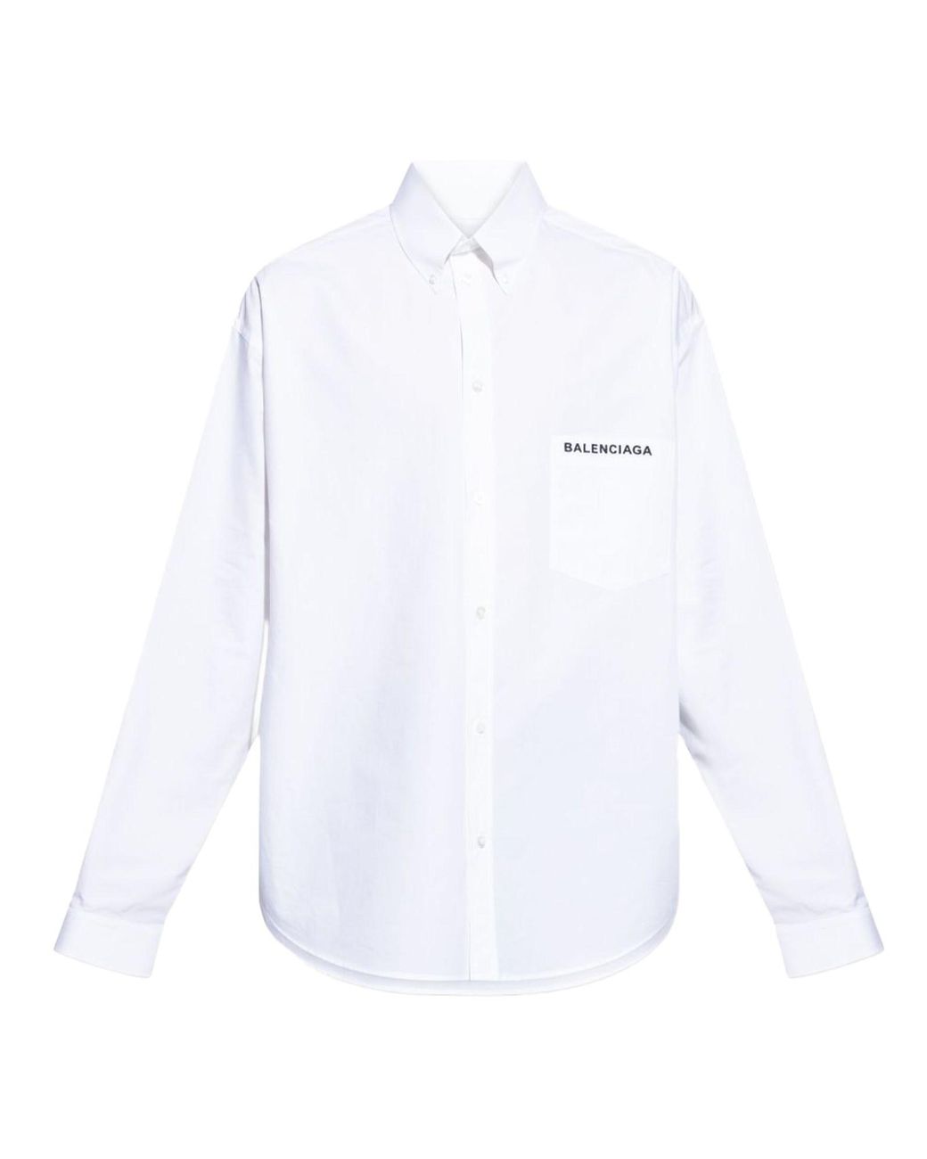 Balenciaga White Shirt With Logo for men
