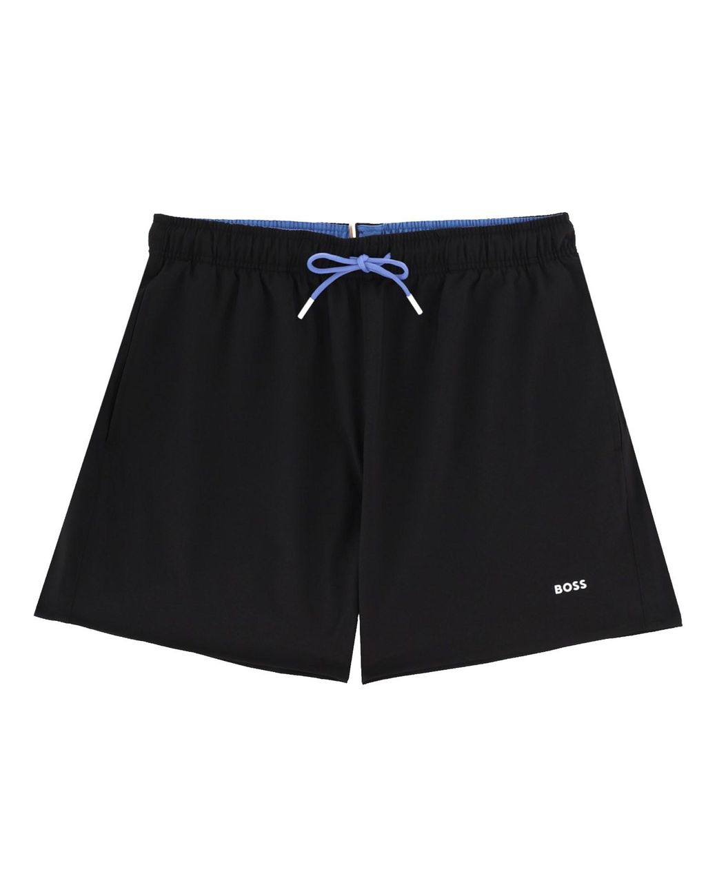 Boss Black Swimsuit With Logo for men