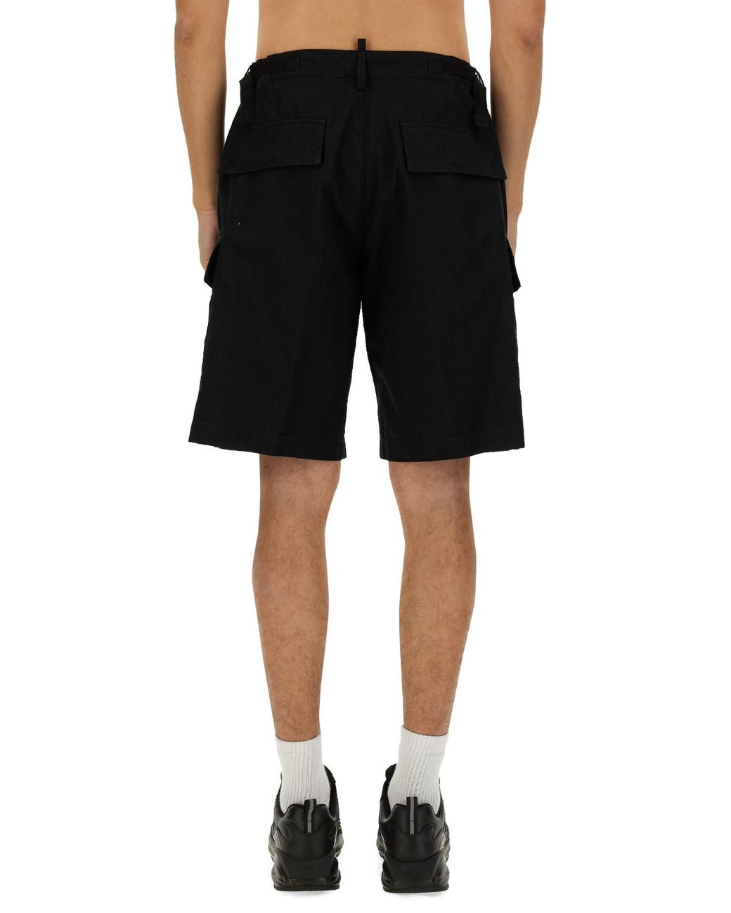 Bermuda Cargo di DSquared² in Black da Uomo