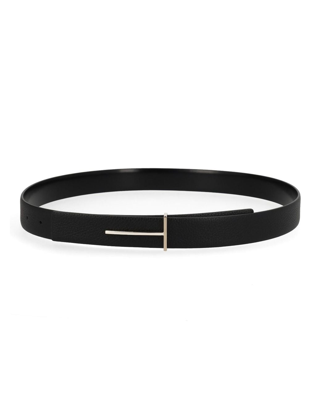 Tom Ford Black Cintura Con Fibbia "T"