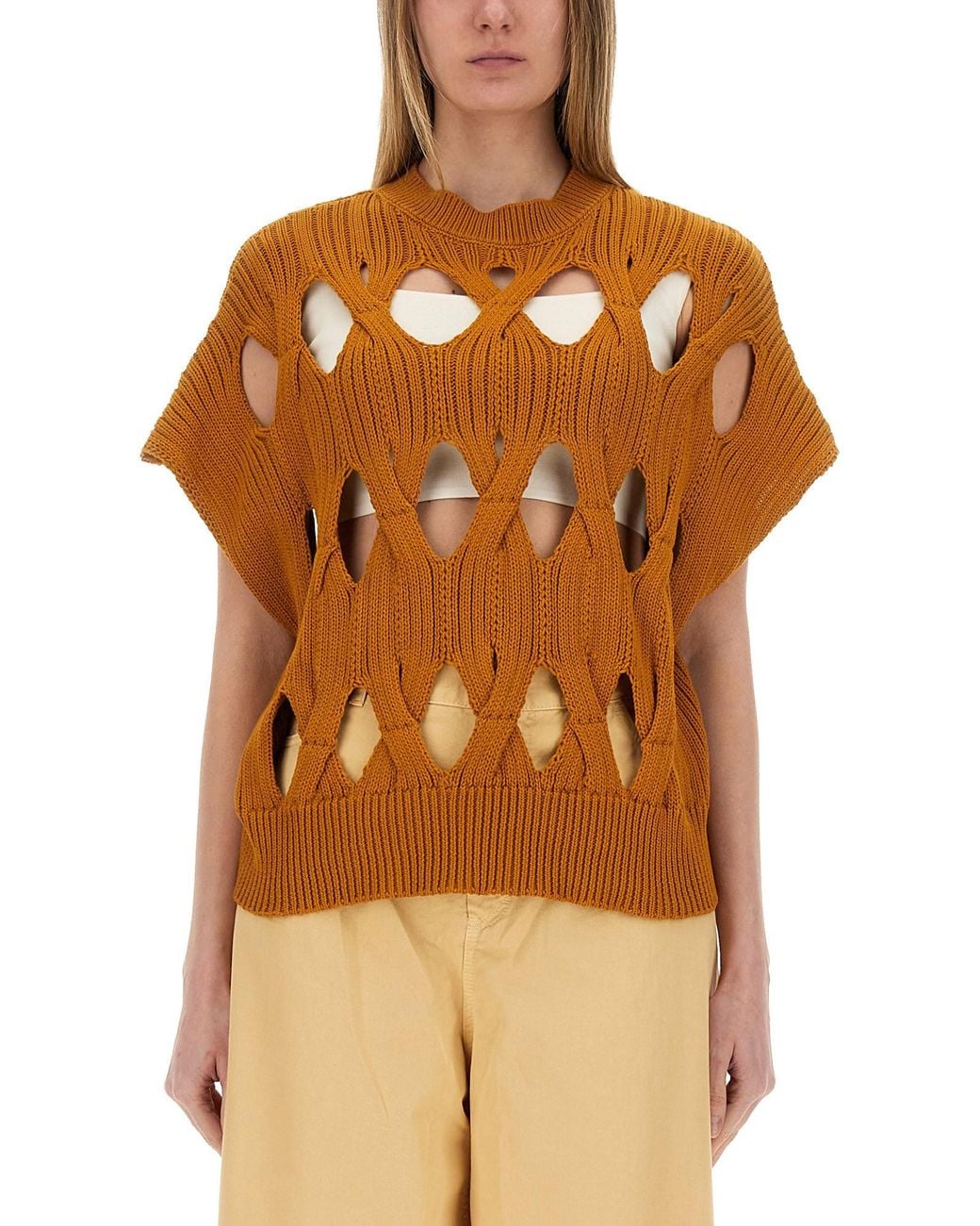 Maglia "Springtime" di Alysi in Brown