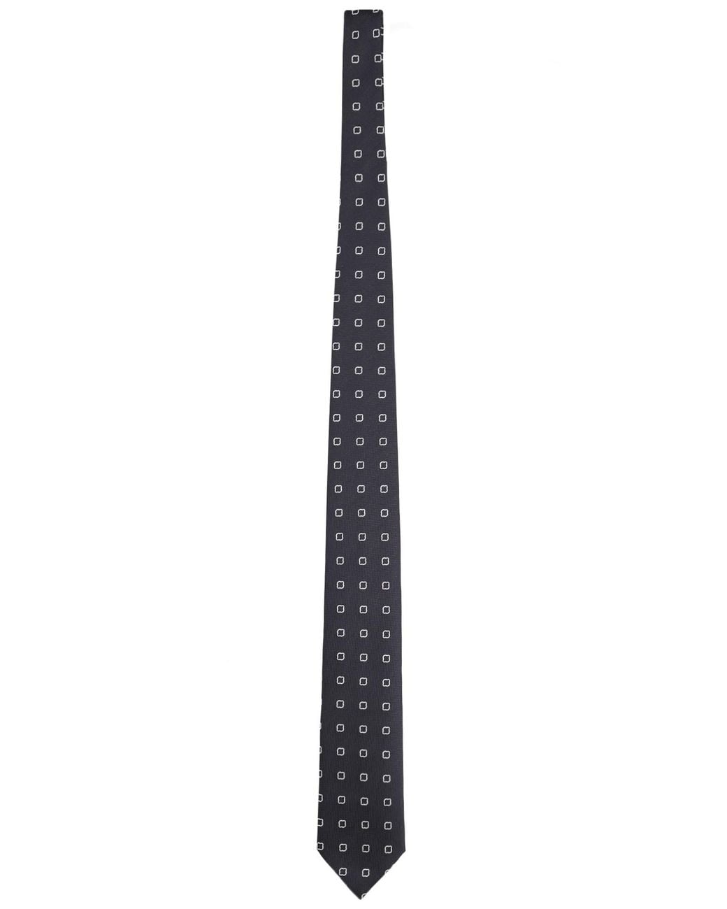 Boss White Silk Blend Tie for men