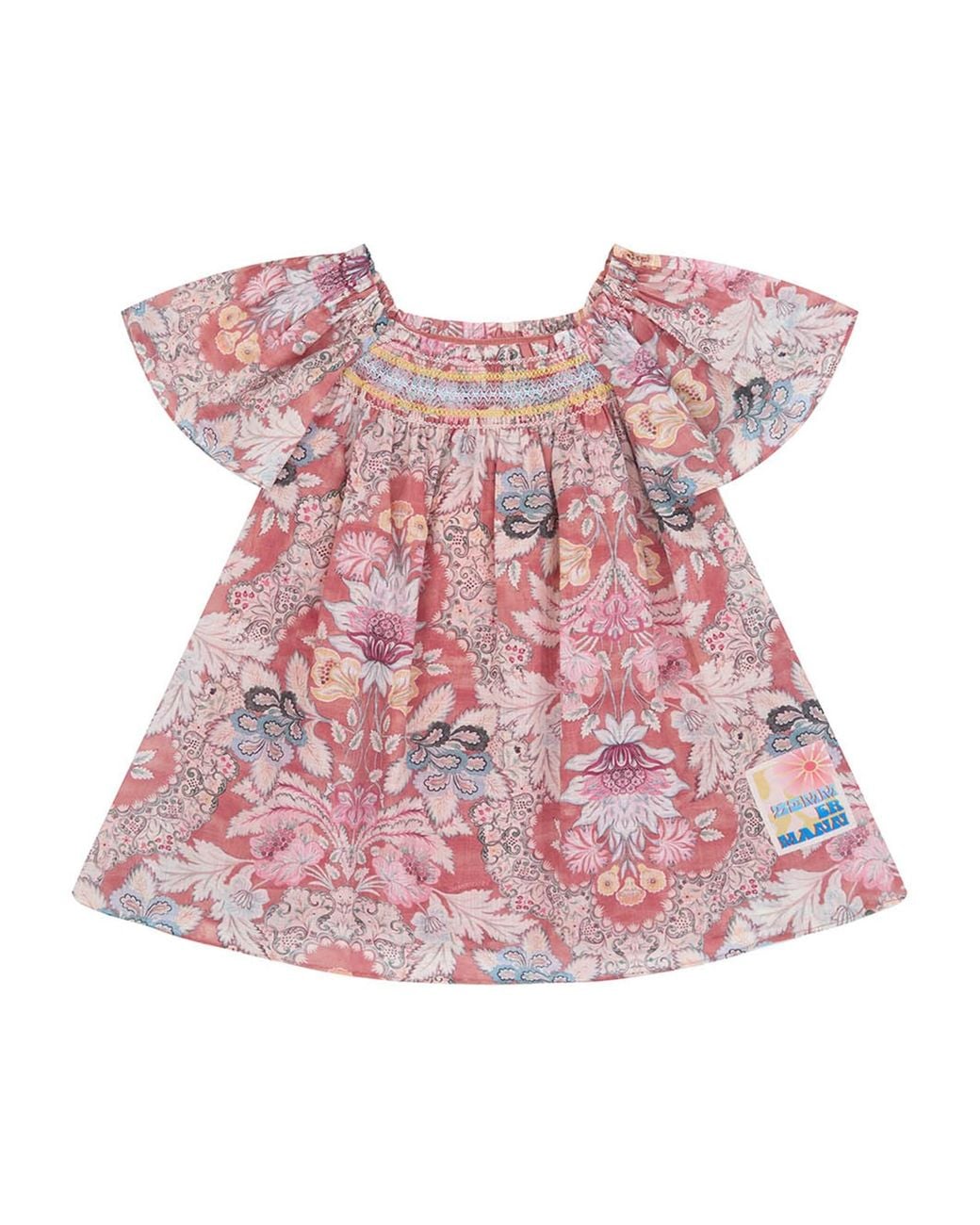 Zimmermann Pink "Smoked Daylight" Dress