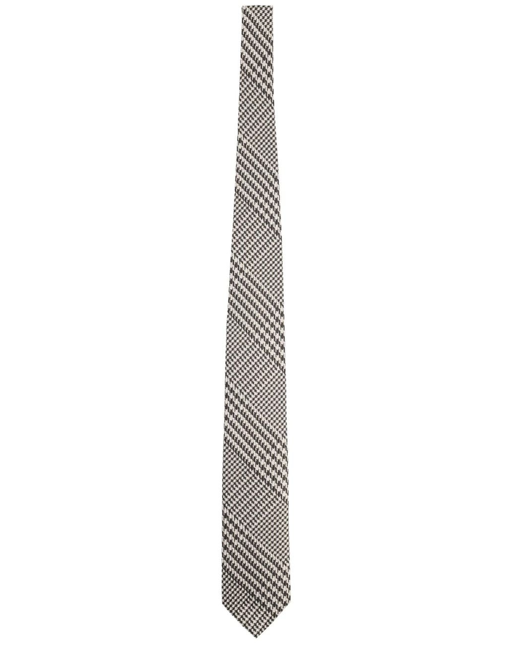 Tom Ford White Printed Silk Tie Ties & Bow for men