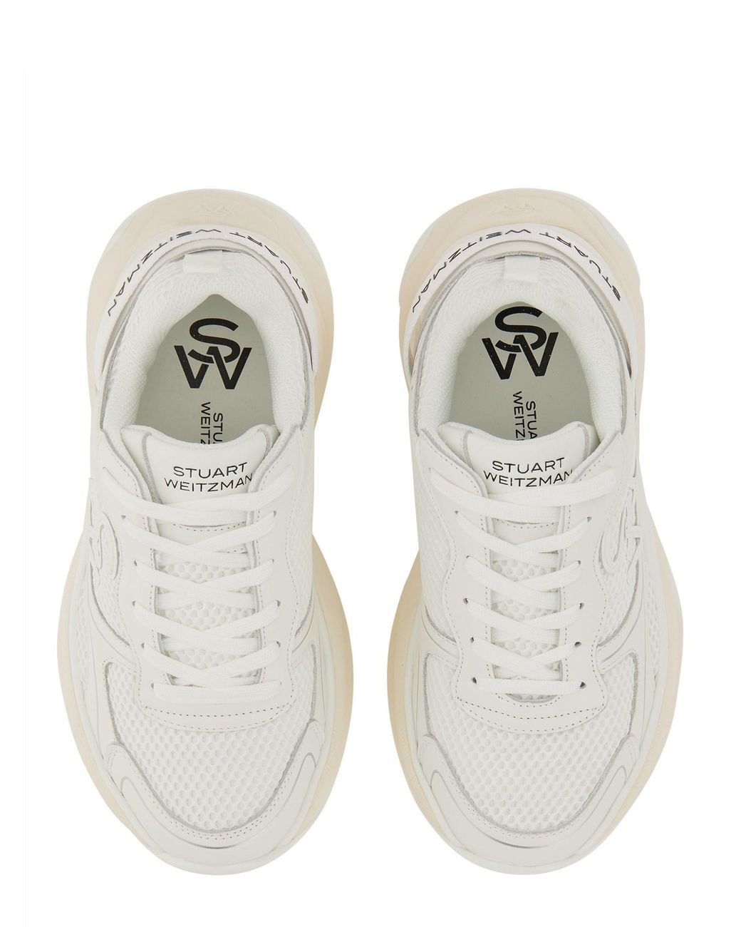 Sneaker Con Logo-Donna di Stuart Weitzman in White