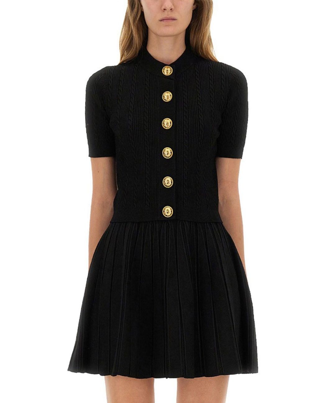 Balmain Black Knitted Cardigan