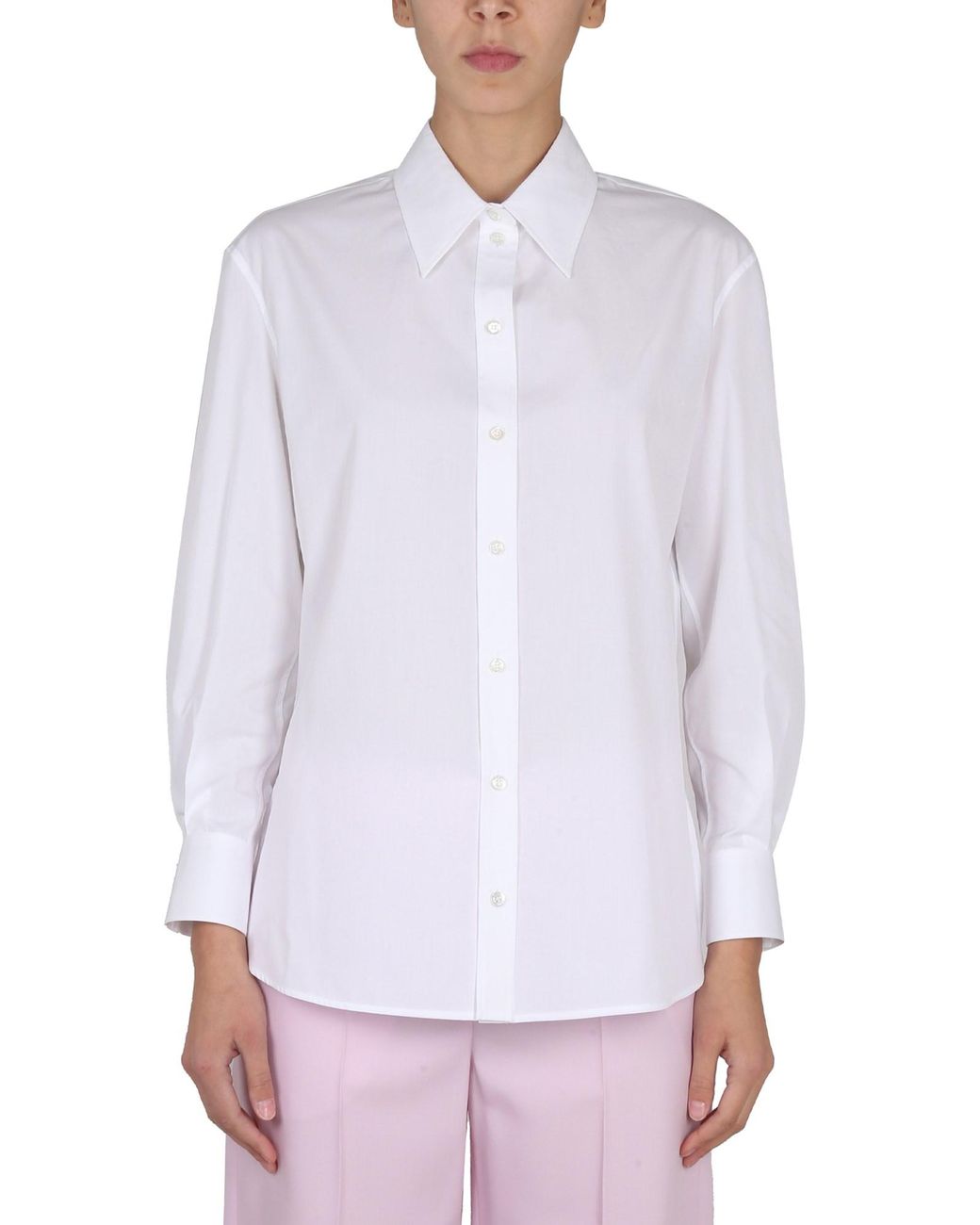 McQueen White Oversized Shirt
