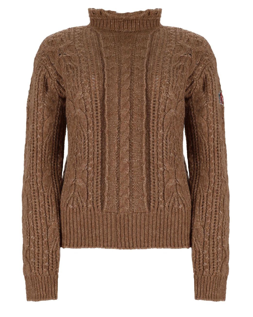 Moncler Brown Maglia Traforata