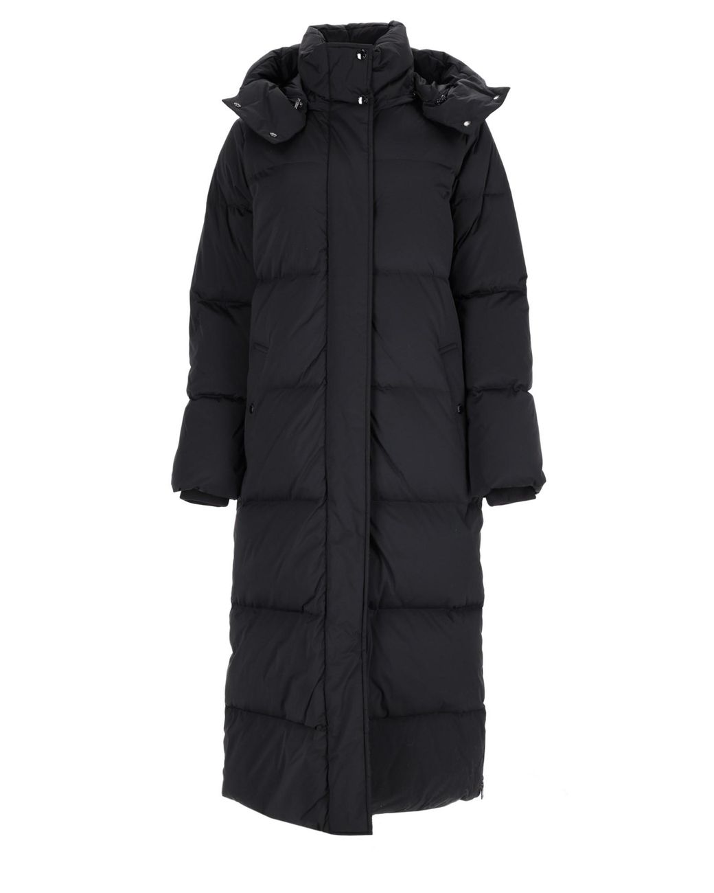 Woolrich Black Down Long Parka Coat