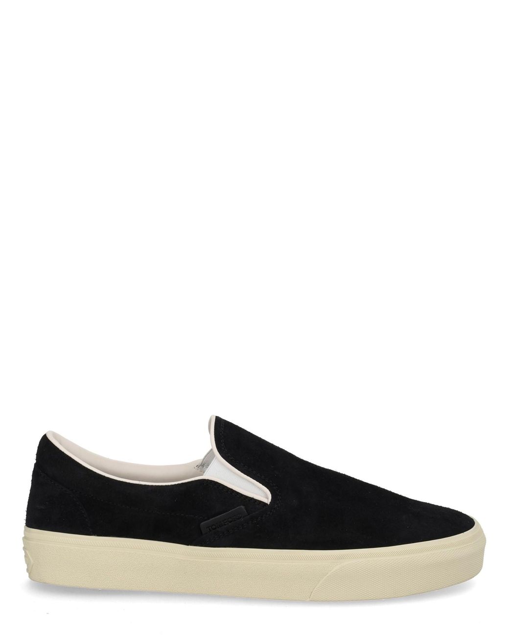 Tom Ford Black Slip-On Sneakers for men